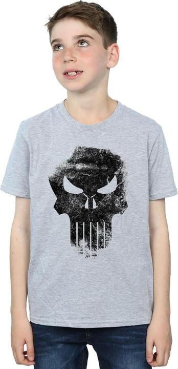 Image du produit - T-shirt THE PUNISHER DISTRRESSED SKULL - Garçon (152, 158)
