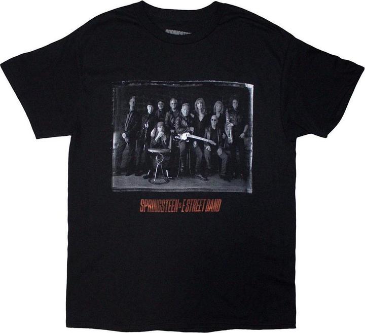 Actual product image Bruce Springsteen Unisex Adult Tour '24 E-Street Photograph Back Print T-Shirt (XXL)