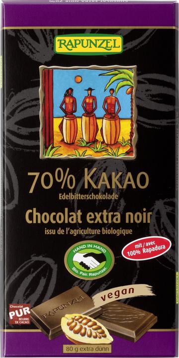 Actual product image Rapunzel Chocolate dark (80 g)