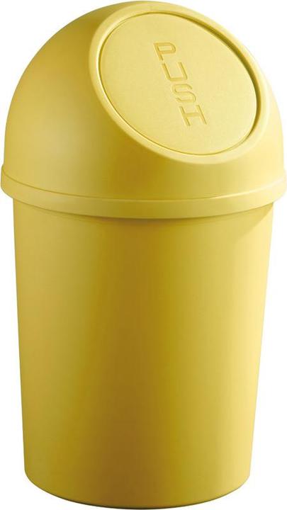 Immagine prodotto Helit Cestino per rifiuti con sportello a pressione, 6 litri, bianco rotondo, in PP, diametro: 216 mm (6 l)