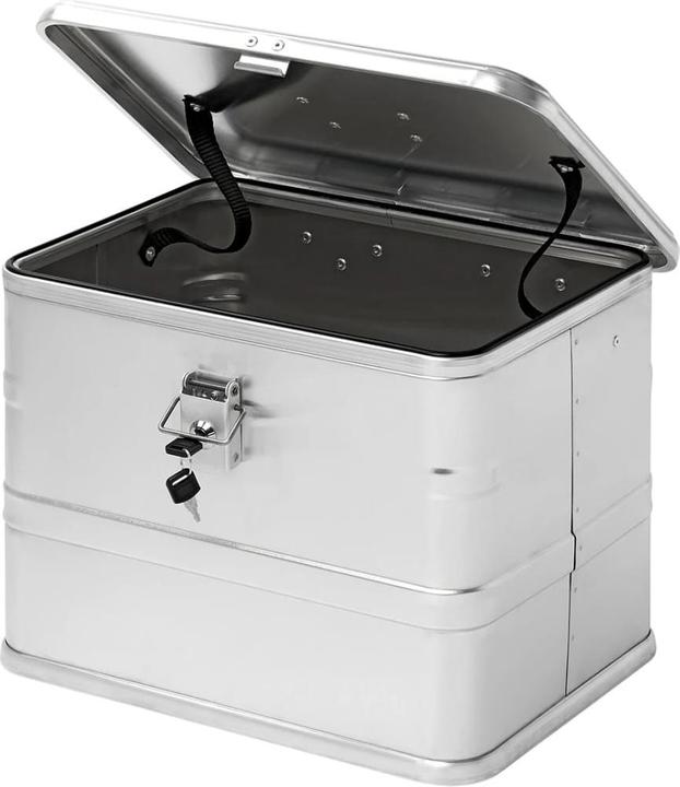 Produktbild ProPlus Aluminium Motorradkoffer mit Deckel und Zylindrischer Schloss Top Case 35L (35 l)