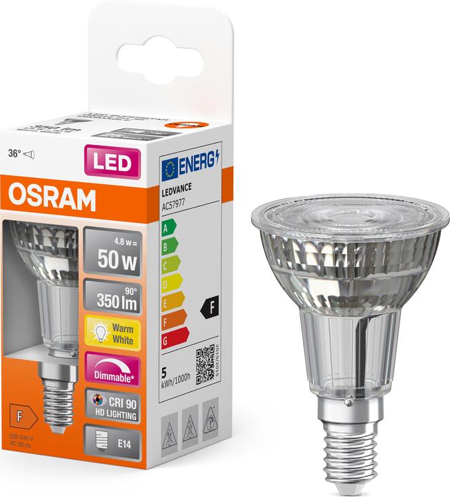 Produktbild Osram Led Superstar Par16 (E14, 50 W, 350 lm, 1 x, F)