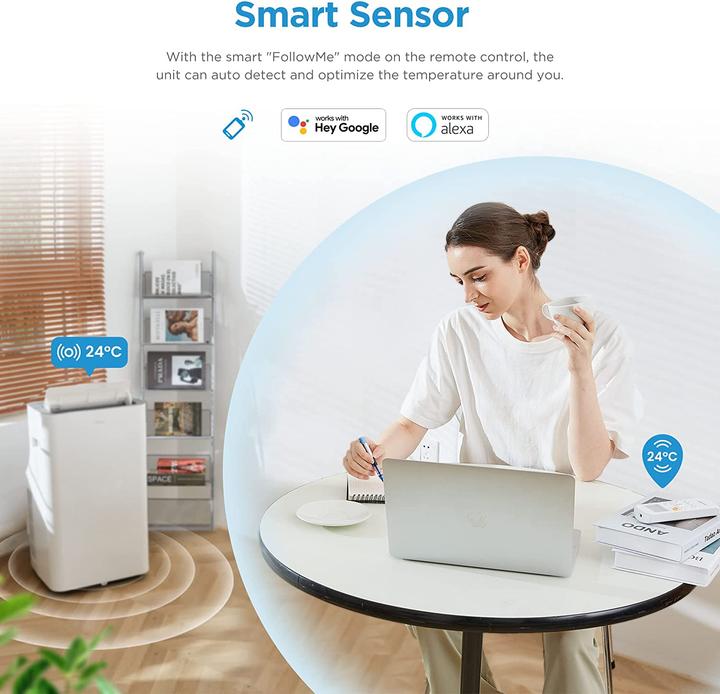 Actual product image Midea Silent Cool 26 Pro WF (31 m², 9000 BTU/h)