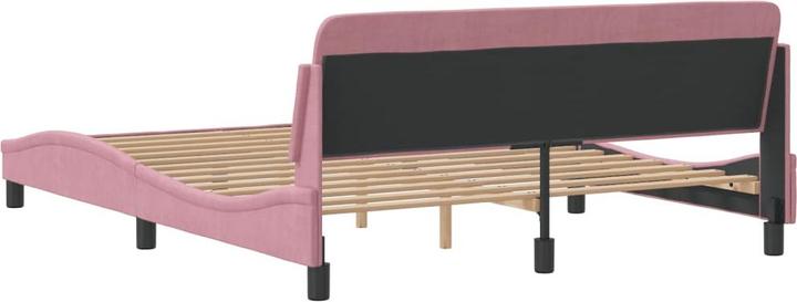 Actual product image VidaXL Bed frame with velvet headboard (160 x 200 cm)