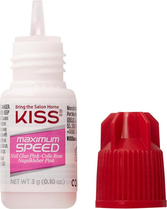 Produktbild KISS Nails - Maximum Speed Pink Nail Glue (Nagelutensil, Braun, Blond)
