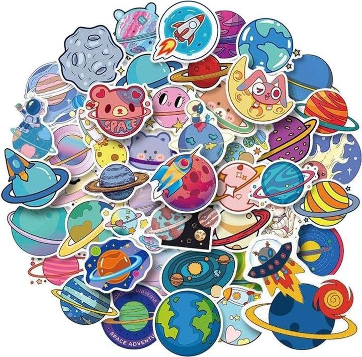 Image du produit JTI Pack d'autocollants - Espace et planètes