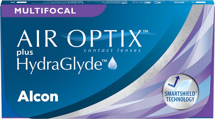 Produktbild Air Optix plus HydraGlyde Multifocal (6 Stück, Monatslinse, Multifokal)