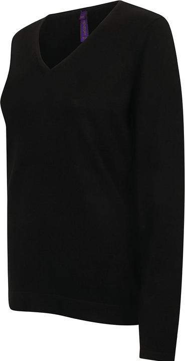 Actual product image Henbury Fine knit jumper with V-neck (3XL)