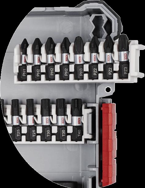 Immagine prodotto Bosch Professional Zubehör Set di punte a percussione 36 pezzi. (Croce Phillips PH M1, Croce Phillips PH M2, Croce Pozidriv PZ M2, Croce Phillips PH M3, Croce Pozidriv PZ M3)