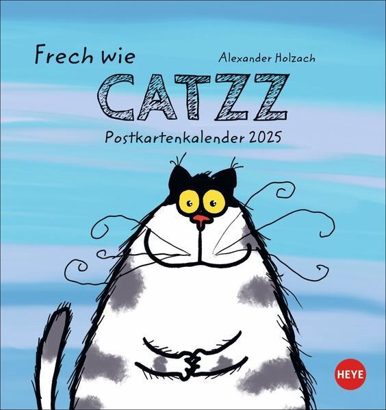 Produktbild Catzz Postkartenkalender 2025 (16 x 17 cm, Deutsch)