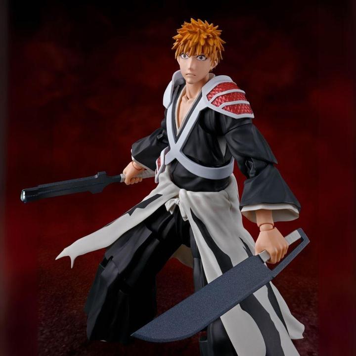 Produktbild Bandai Bleach: Thousand-Year Blood War S.H. Figuarts Actionfigur Ichigo Kurosaki Dual Zangetsu 16 cm