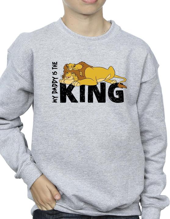 Actual product image Disney Boys The Lion King Daddy Is King Sweatshirt (128)