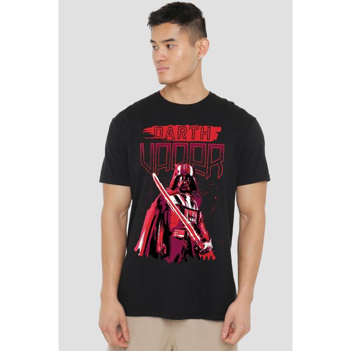 Actual product image Star Wars Mens Darth Vader Painted T-Shirt (M)