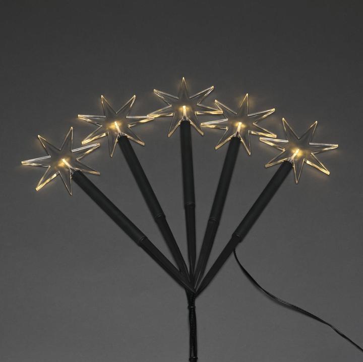 Actual product image Konstsmide LED figure star set of 5