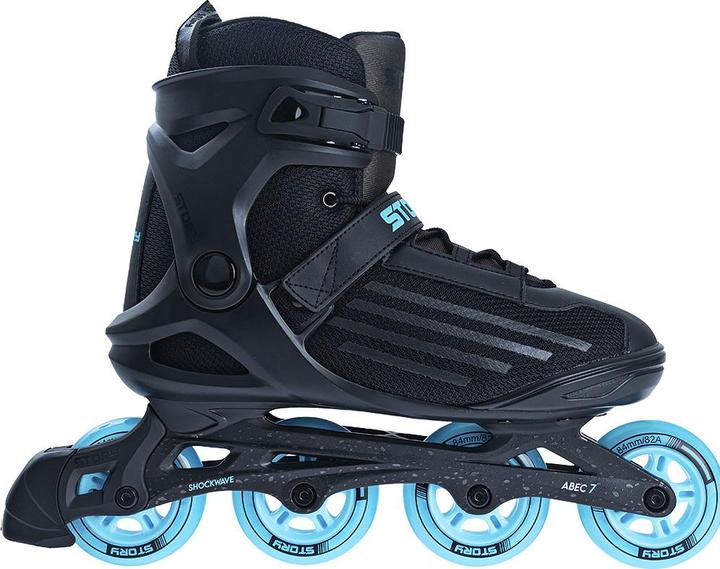Immagine prodotto Story Pattini in linea Shockwave nero-menta 44 (1101005066141) (44)