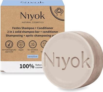 Produktbild Niyok Festes Shampoo und Conditioner Sensitiv 80 g (Festes Shampoo)