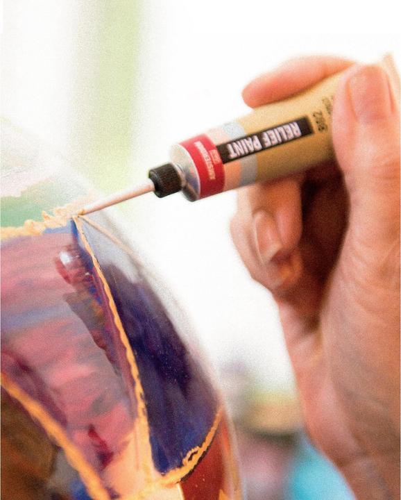 Produktbild Amsterdam Acrylfarbe Reliefpaint 801 (Gold, 20 ml)