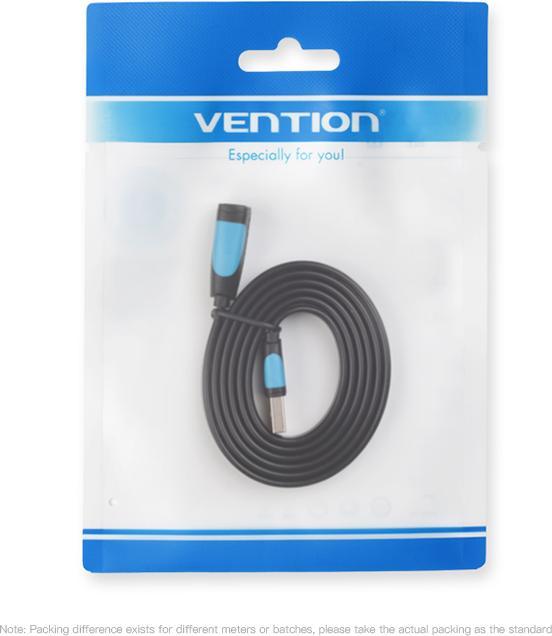 Immagine prodotto Vention Estensore USB 3.0 a tariffa flat VAS-A13-B200 2m nero (2 m, USB 2.0)