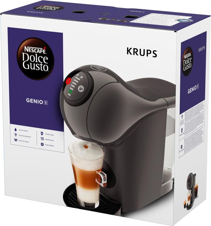 Produktbild Krups Nescaf Dolce Gusto GENIO S KP243B - Koffiecupmachine - Antraciet (EU-Stecker)