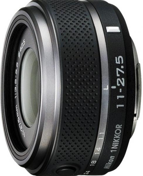Immagine prodotto Nikon 1 VR 11-27,5 mm 1:3,5-5,6, grandangolo nero (Nikon 1, Nikon CX)