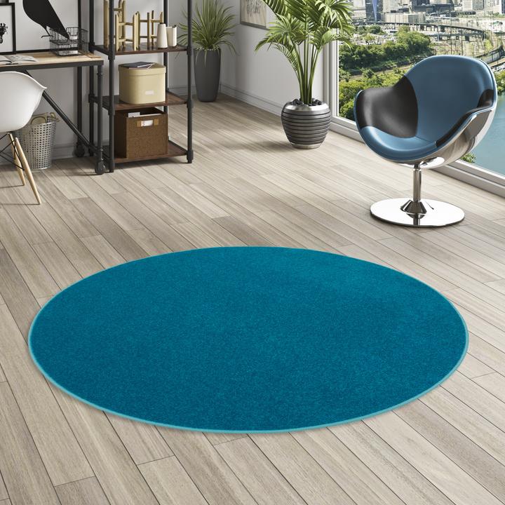 Produktbild Snapstyle Trend Velours Teppich Joy Rund (133 x 133 cm)