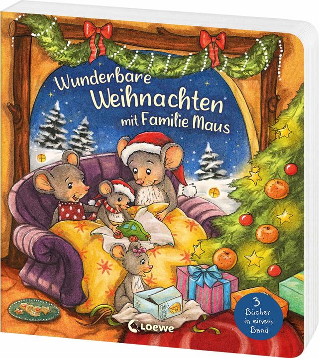 Image du produit Loewe Wunderbare Weihnachten mit Familie Maus (Allemand, Loewe Noël, Hans-Christian Schmidt, Marina Krämer, 2024)