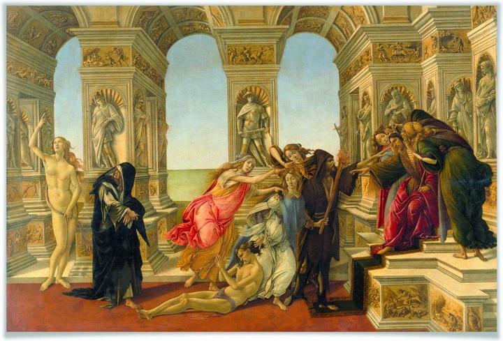 Produktbild Trenddeko Botticelli - Die Verleumdung des Apelles (160 x 105 cm)
