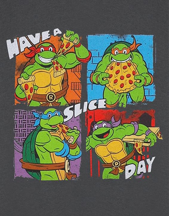 Actual product image Teenage Mutant NT Boys Have A Slice Day Sweatshirt (146, 152)