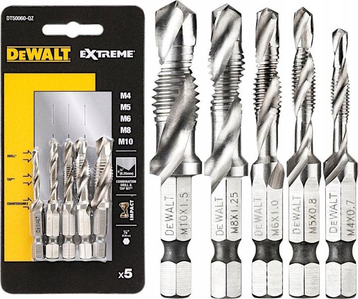 Produktbild DeWalt Gewindebohrer- und Bohrerset