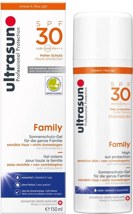 Actual product image Ultrasun Family SPF30 (Suntan lotion, SPF 50, 150 ml, 228 g)