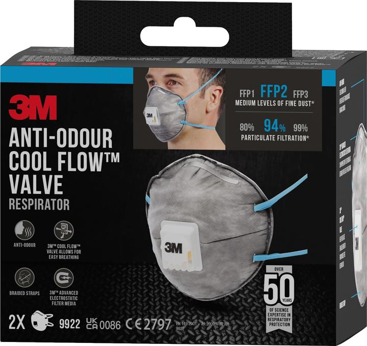 Immagine prodotto 3M Respiratore, bianco (FFP2, 1 x)