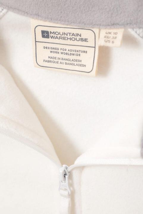 Actual product image Mountain Warehouse Womens/Ladies Montana Half Zip Fleece Top (44 D)