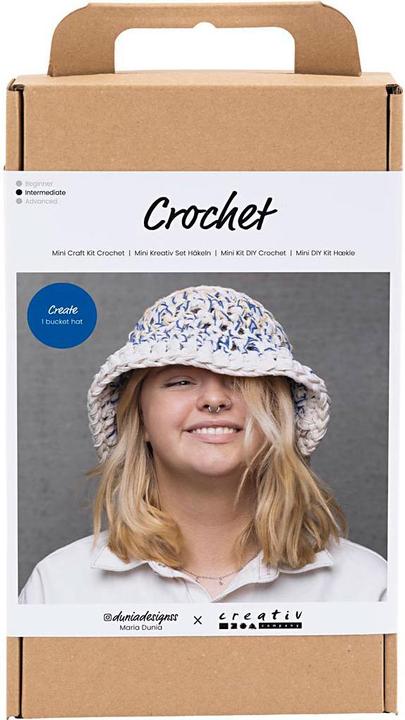 Immagine prodotto Creativ Company Kit Artigianato - Uncinetto - Cappello a secchiello (977646)