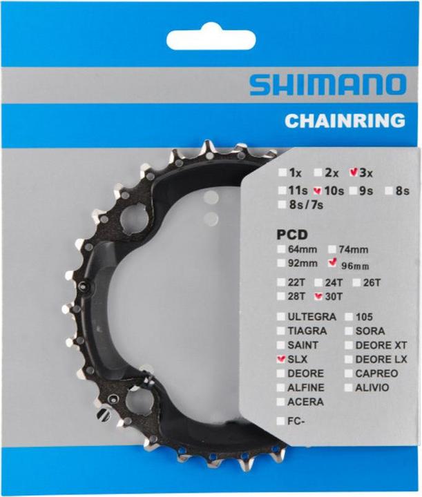 Productafbeelding Shimano SLX FC-M672/FC-M622 kettingblad AN 96 mm (30)