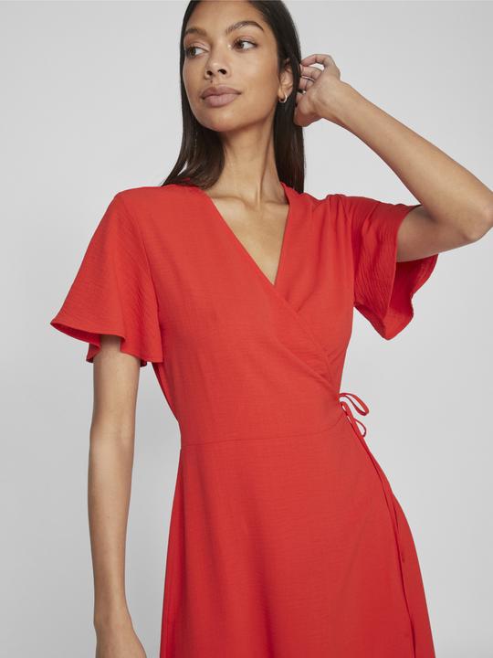 Actual product image Vila Short Sleeve Wrap Dress (40)