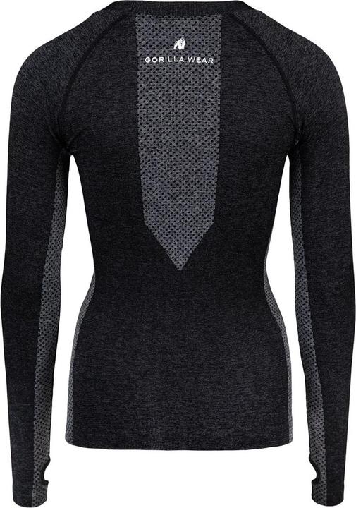 Actual product image Gorilla Wear Selah Seamless Longsleeve - black (M/L)