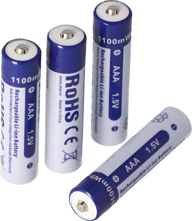 Xtar Rechargeable battery (4 pcs., AAA, 700 mAh)