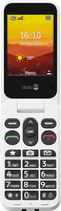 Produktbild Doro Leva L20, Clamshell, Single SIM, 7,11 cm (2,8"), 2 MP, 1150 mAh, Rot, Weiss (2.80", 2 Mpx, 4G)