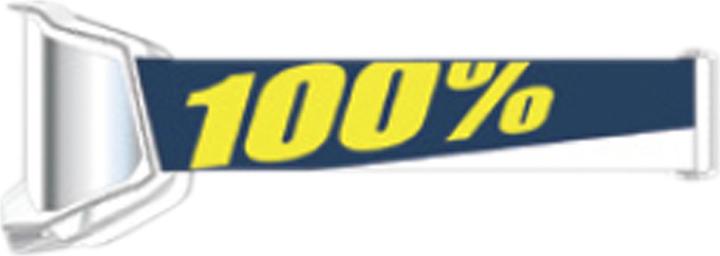 Immagine prodotto 100% Torcia per occhiali ACCURI 2 (bianco-grigio-giallo, Specchio Argento)
