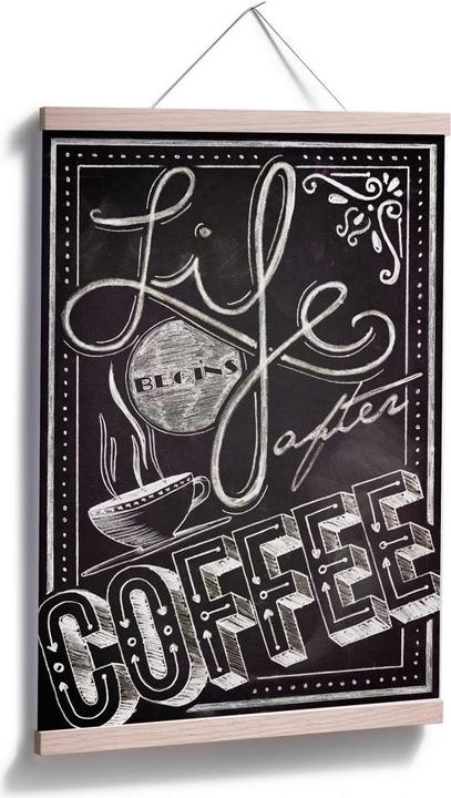 Produktbild Trenddeko Life begins after Coffee (30 x 45 cm)