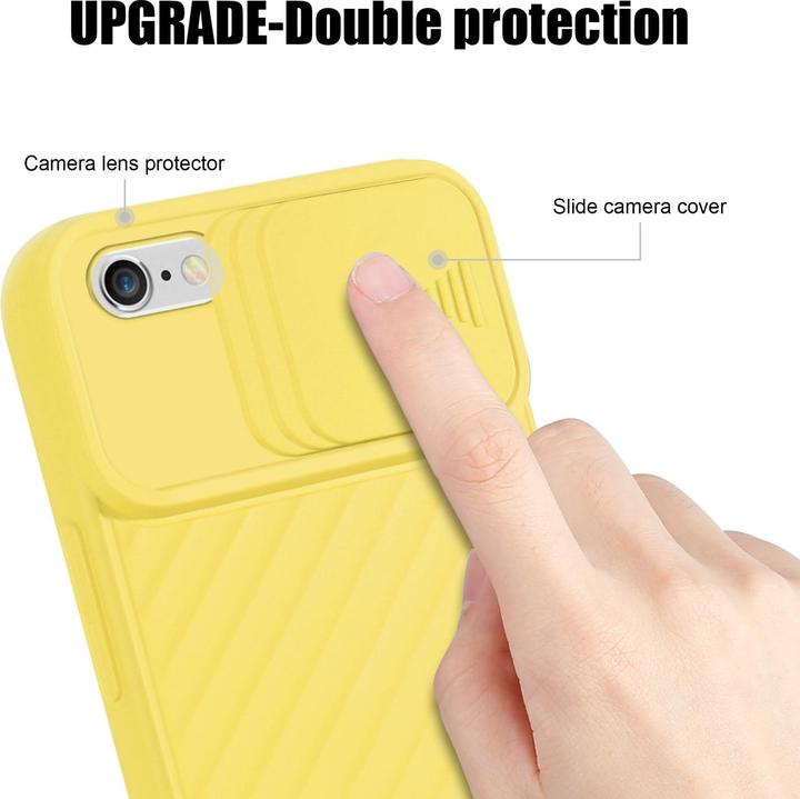 Immagine prodotto Cadorabo Cover in TPU con protezione della fotocamera (Apple iPhone 6 Plus)