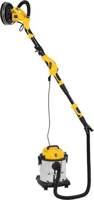 Image du produit Powerplus Ponceuse pour cloisons sèches télescopique 1050W Ø225mm - 6 Acc. (Ponceuse à disque, 1050 W)