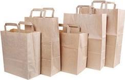 Image du produit Naturestar Sacs en papier bio 180x80x220mm brun papier kraft UE=250 pièces (250 pièce(s))