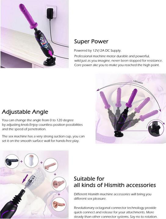Image du produit HiSmith Premium Travel FuckMachine 2.0