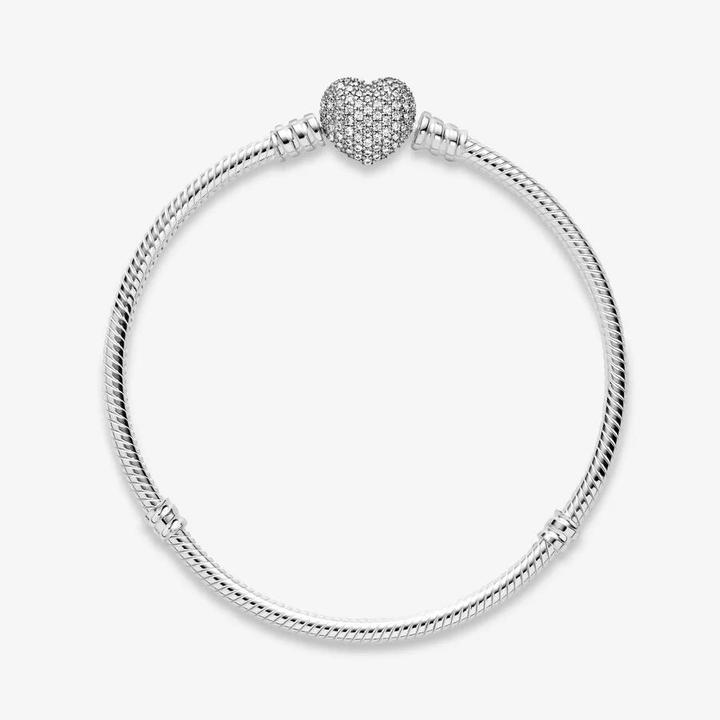 Immagine prodotto Pandora Bracciale con chiusura a cuore (20 cm, Argento)