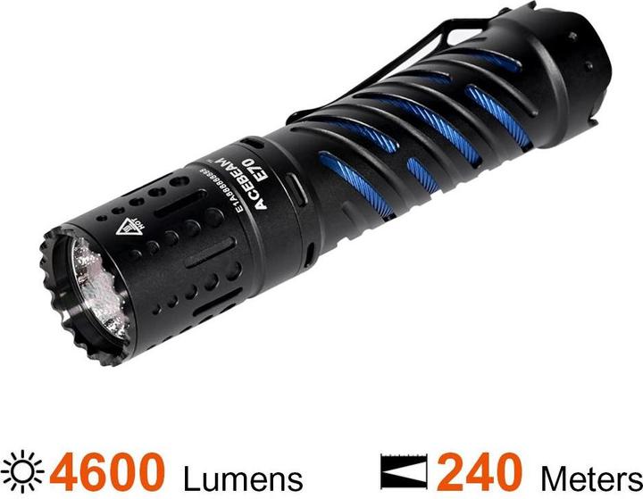 Actual product image AceBeam E70 (12.83 cm, 4600 lm)