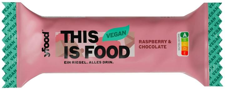 Actual product image YFood Vegan Protein Bar Raspberry & Chocolate 60g (Chocolate, Raspberry, 12 pcs., 720 g)