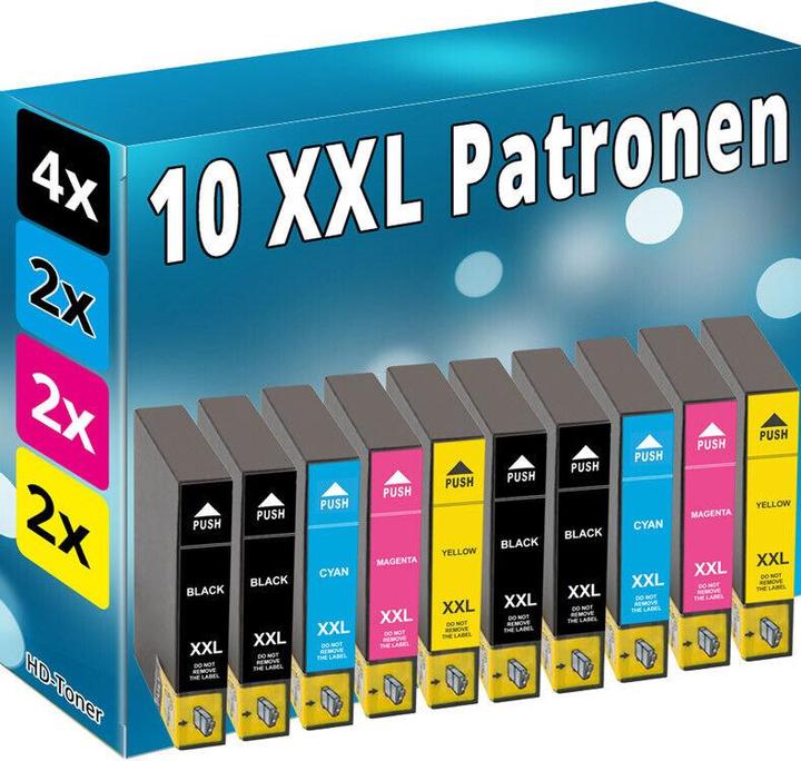 Produktbild Druckfuxx 10x TINTE PATRONEN für EPSON Stylus SX420W SX425W SX435W SX440W BX305F