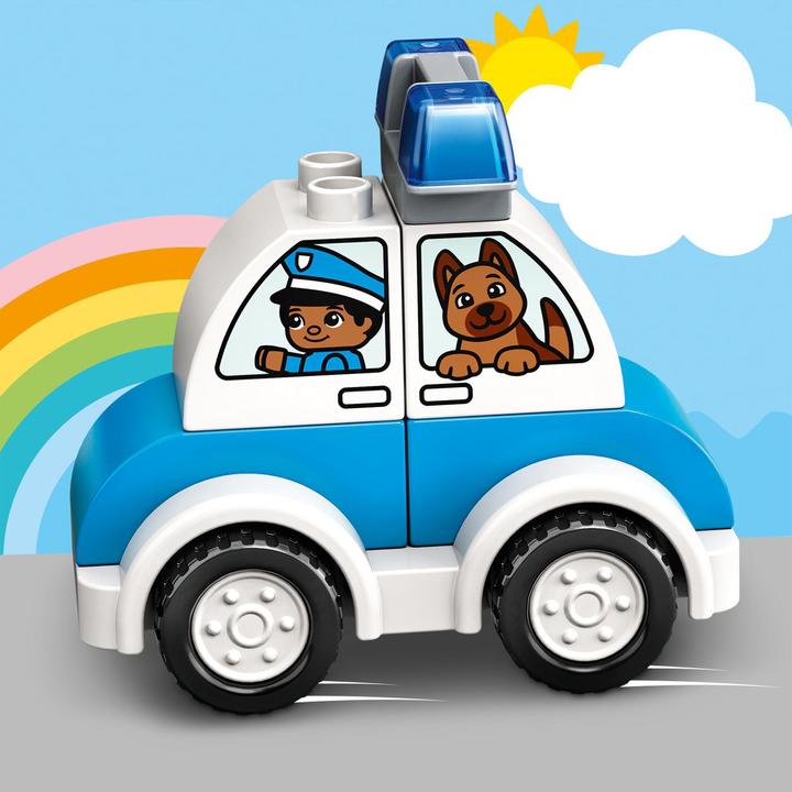 Produktbild LEGO Mein erster Feuerwehrhubschrauber und mein erstes Polizeiaut (10957)