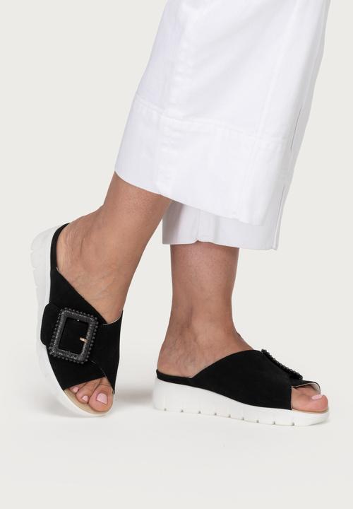 Produktbild Vitaform Pantolette Veloursleder Supersoft (38)